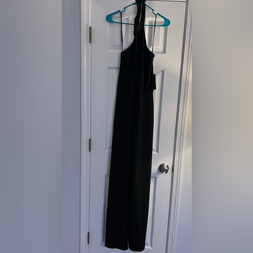 Lulu’s Black Halter Pant Suit